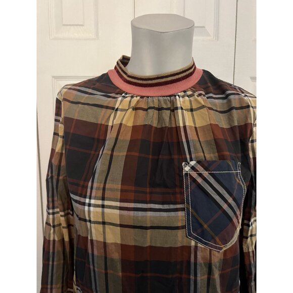 Land of Distraction Multicolor Flannel Pattern Print Shirt Size 2 - Picture 5 of 6